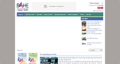 Desktop Screenshot of congbangsuckhoe.net